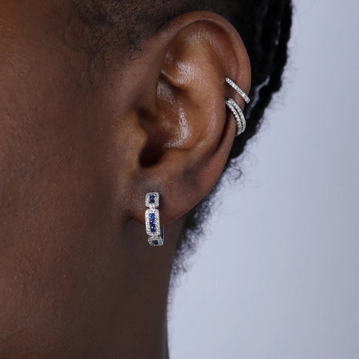 Art Deco Hoops