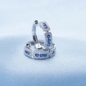 Art Deco Hoops