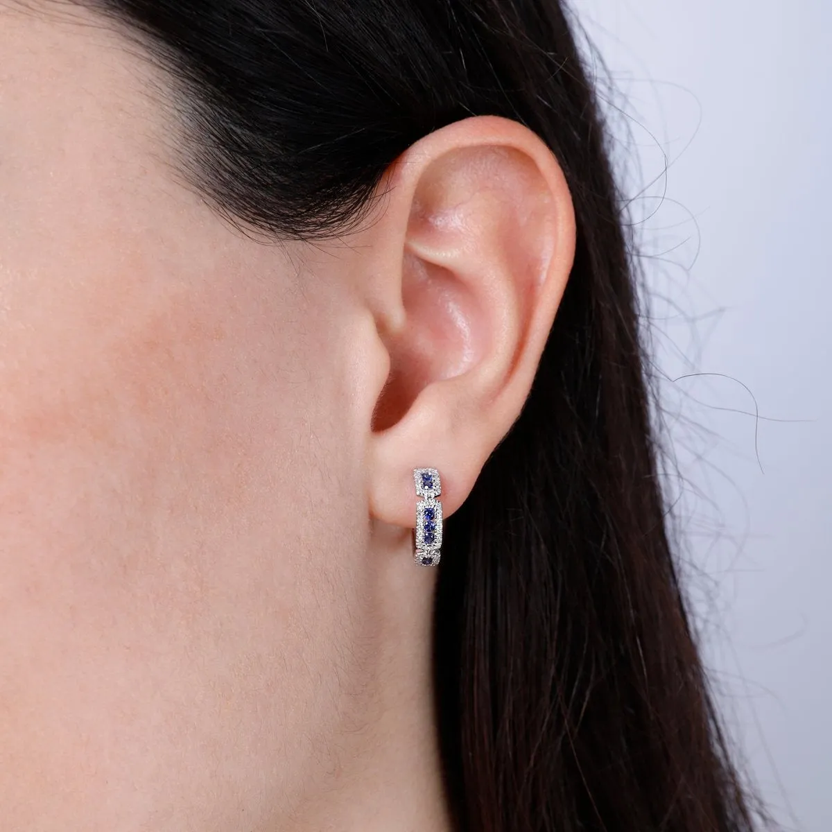 Art Deco Hoops