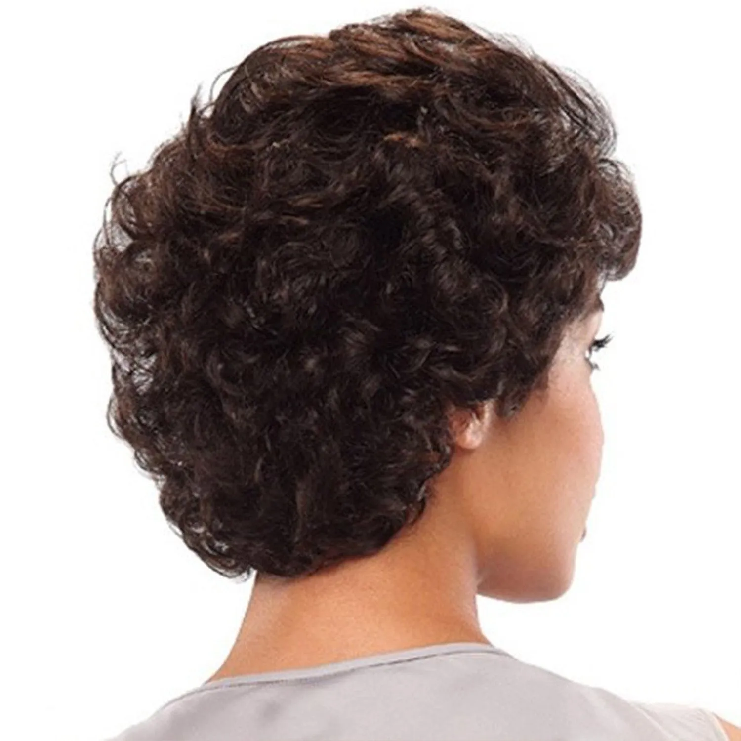 Aye Captain | Black Short Pixie Cut Wavy Synthetic Hair Wig