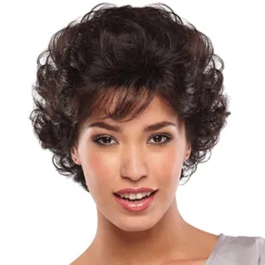 Aye Captain | Black Short Pixie Cut Wavy Synthetic Hair Wig