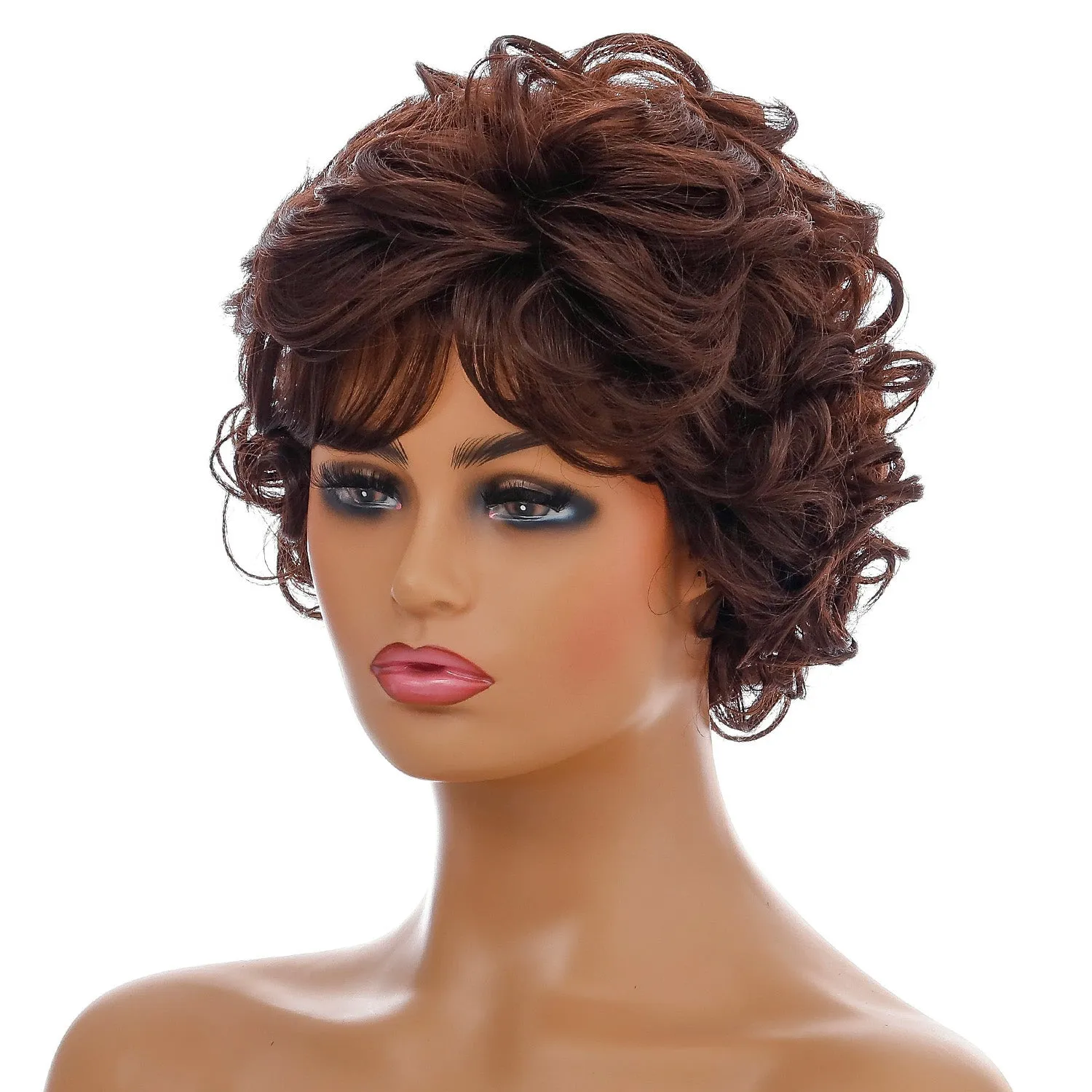 Aye Captain | Black Short Pixie Cut Wavy Synthetic Hair Wig