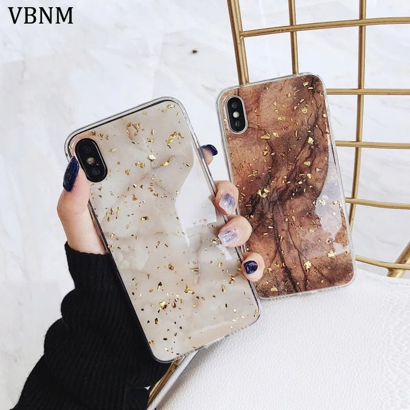 Beige & Gold iPhone Case