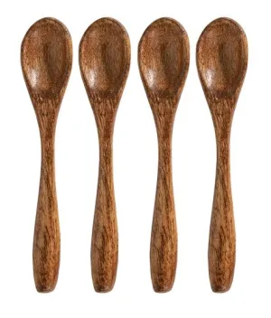 Bilbao Wood Petite Spoons Set of 4
