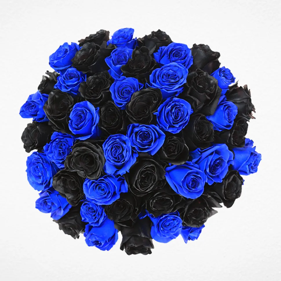 Black & Blue Roses