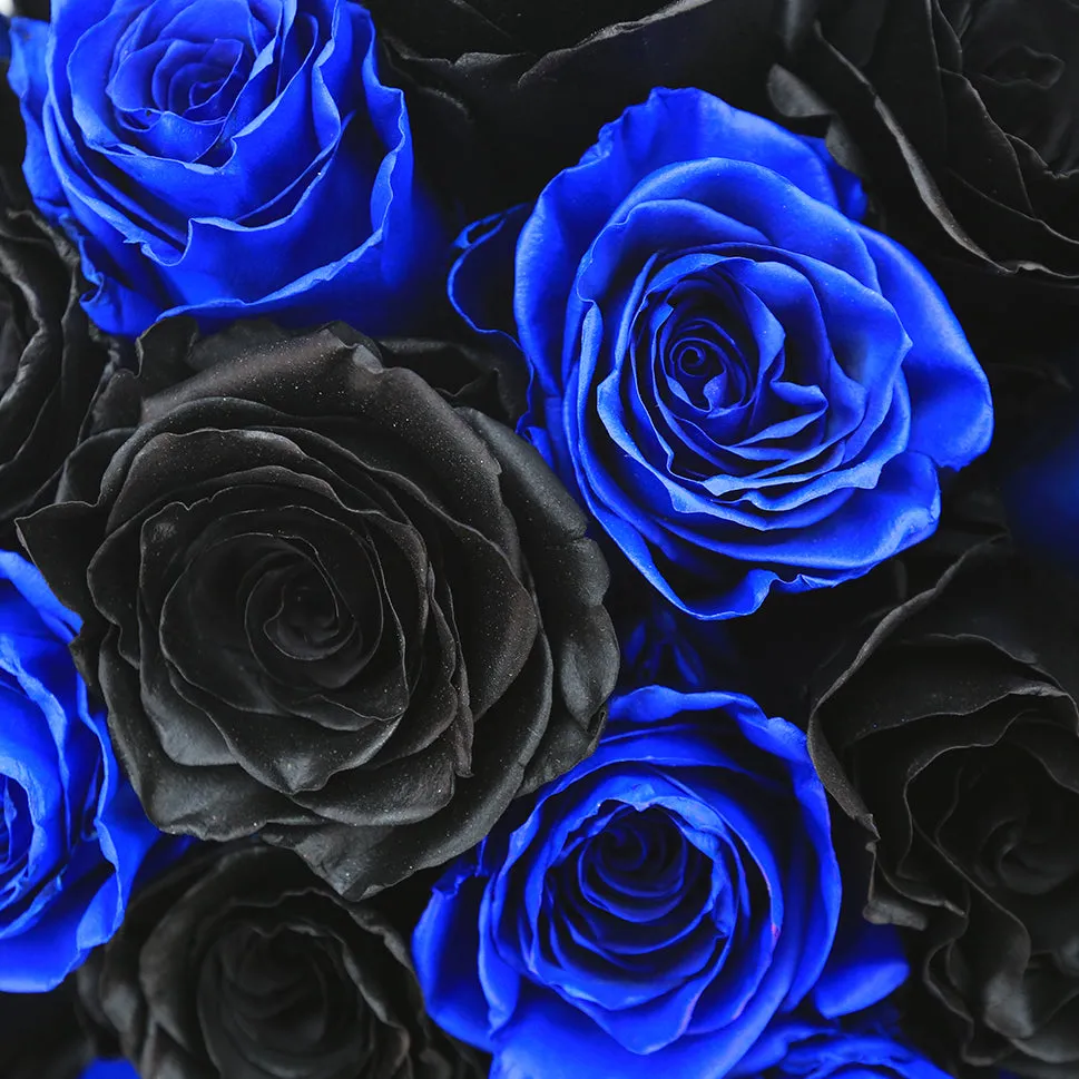 Black & Blue Roses
