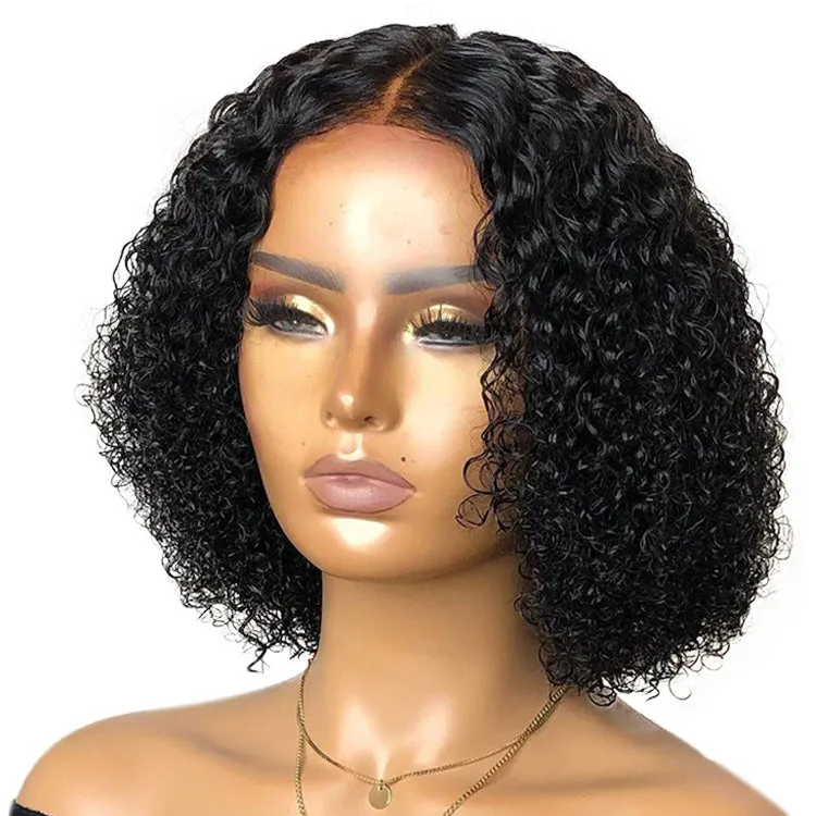 Brianna | Black Medium Curly Lace Front Synthetic Hair Wig