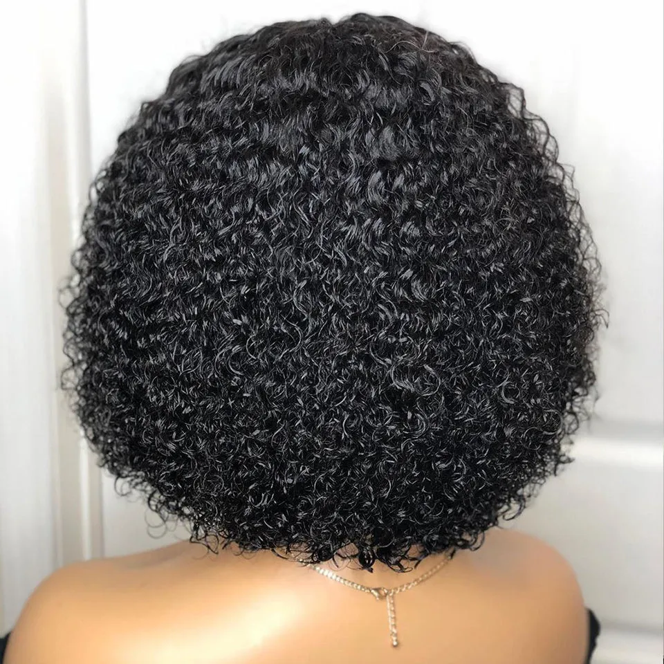 Brianna | Black Medium Curly Lace Front Synthetic Hair Wig
