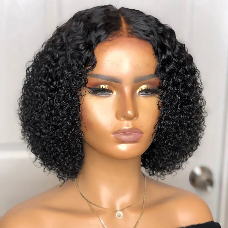 Brianna | Black Medium Curly Lace Front Synthetic Hair Wig