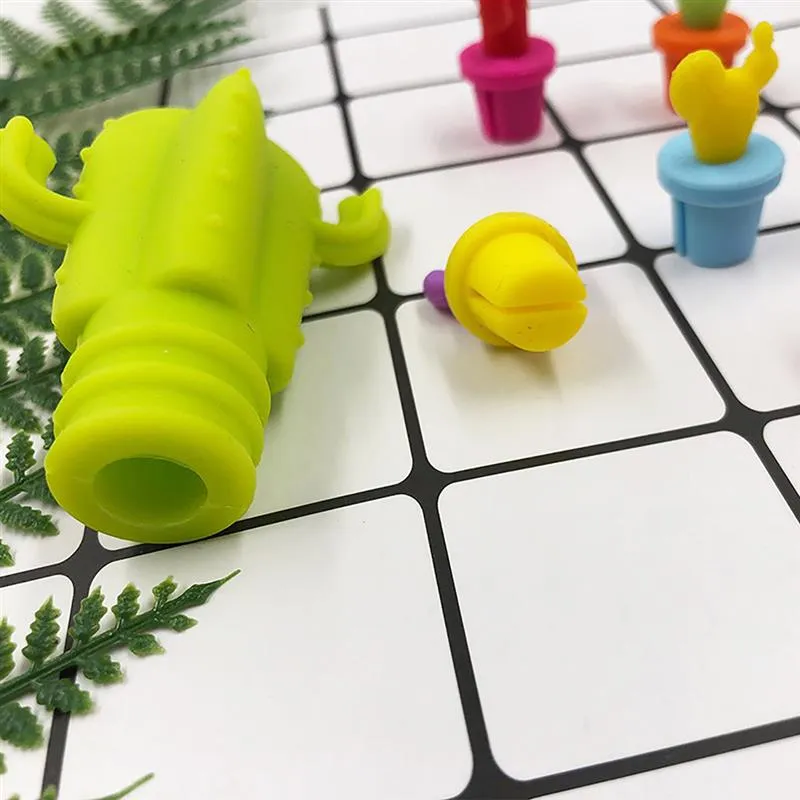 Cactus Silicone Drink Charms & Bottle Stopper
