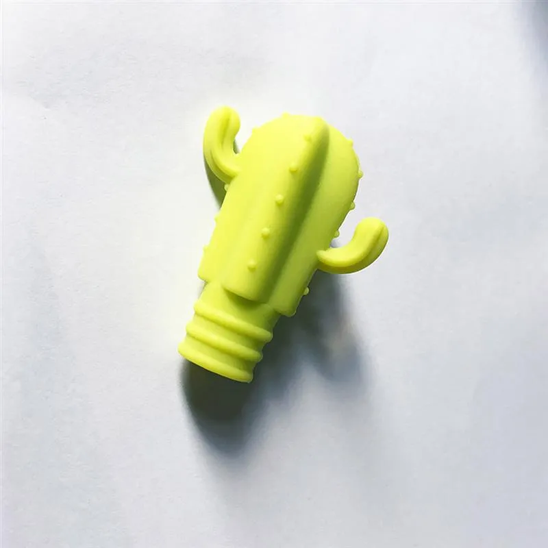 Cactus Silicone Drink Charms & Bottle Stopper