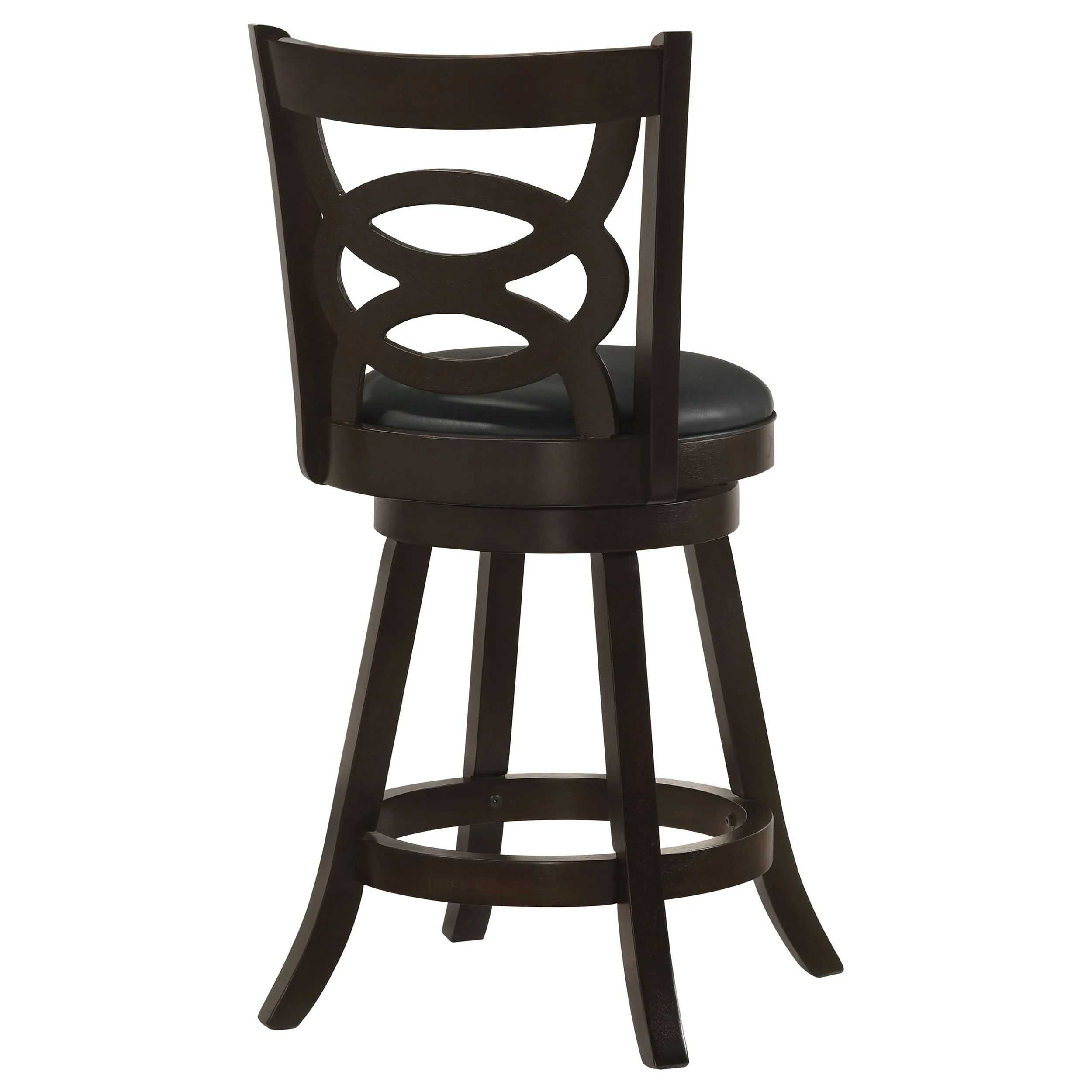 Calecita Wood Swivel Counter Stool Cappuccino (Set of 2)