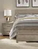 Casual Transitional Full Bed in Gray
