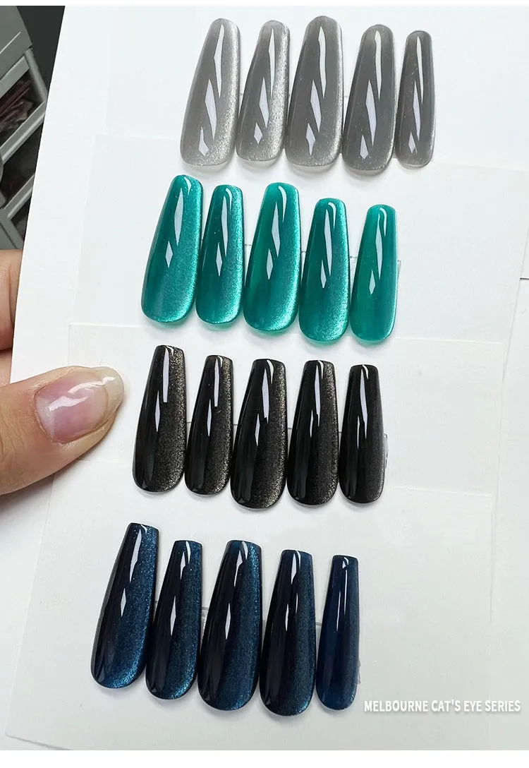 Cat Eye Nail Polish Fine Magnetic Powder Melbourne Series
