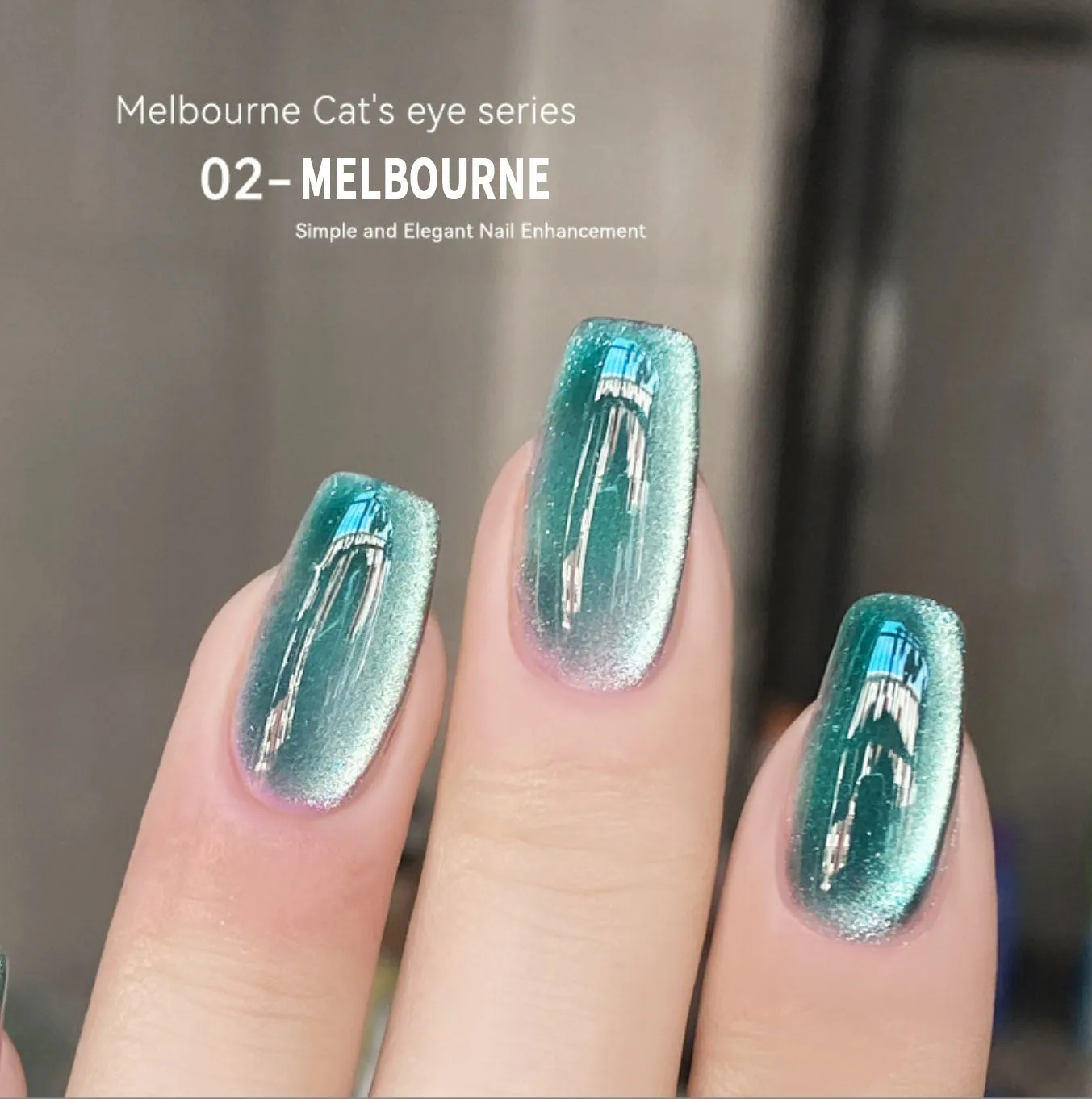 Cat Eye Nail Polish Fine Magnetic Powder Melbourne Series