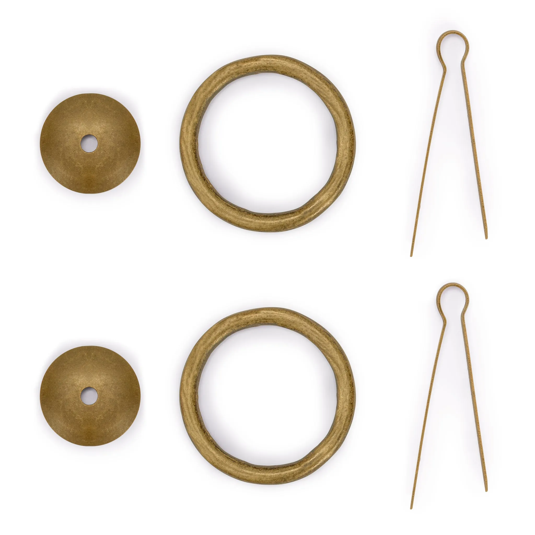 Chinese Medicine Cabinet Pulls 2.4" - Set of 2