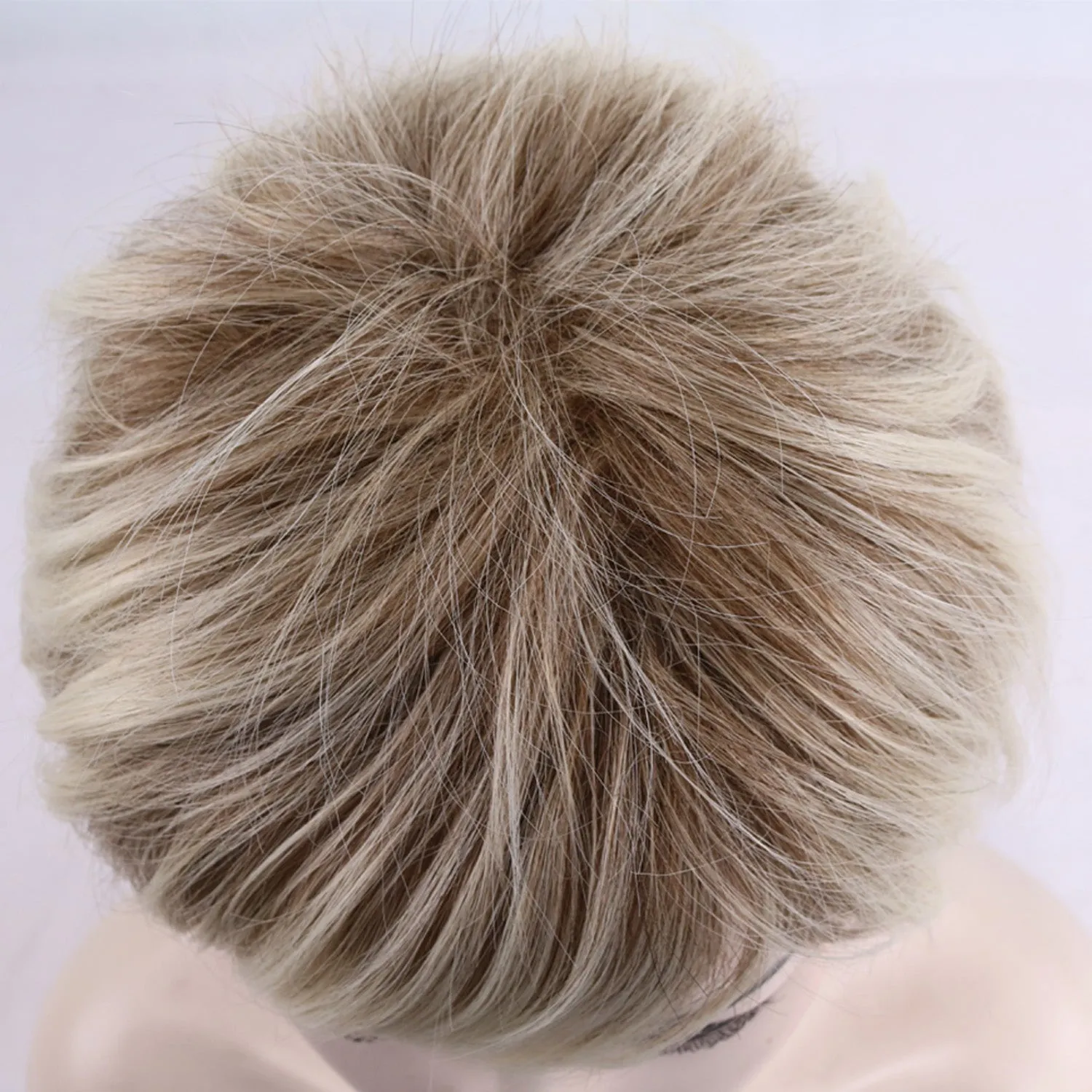 Christine | Blonde Short Pixie Cut Straight Synthetic Hair Wig With Bangs