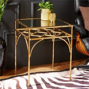 Clarice Glass Top Decorative Table