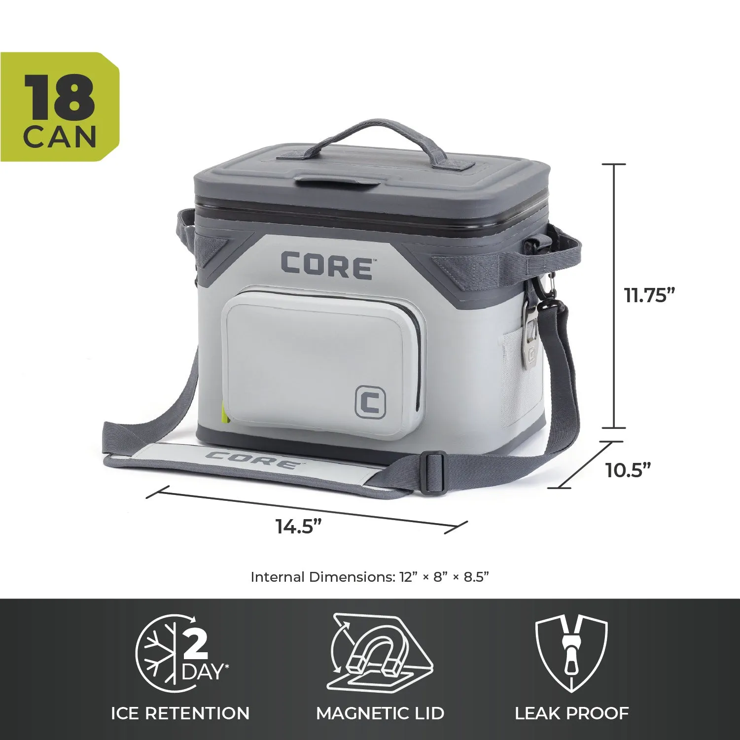 CLIMAKEEP Magnetic 18 Can Soft Cooler