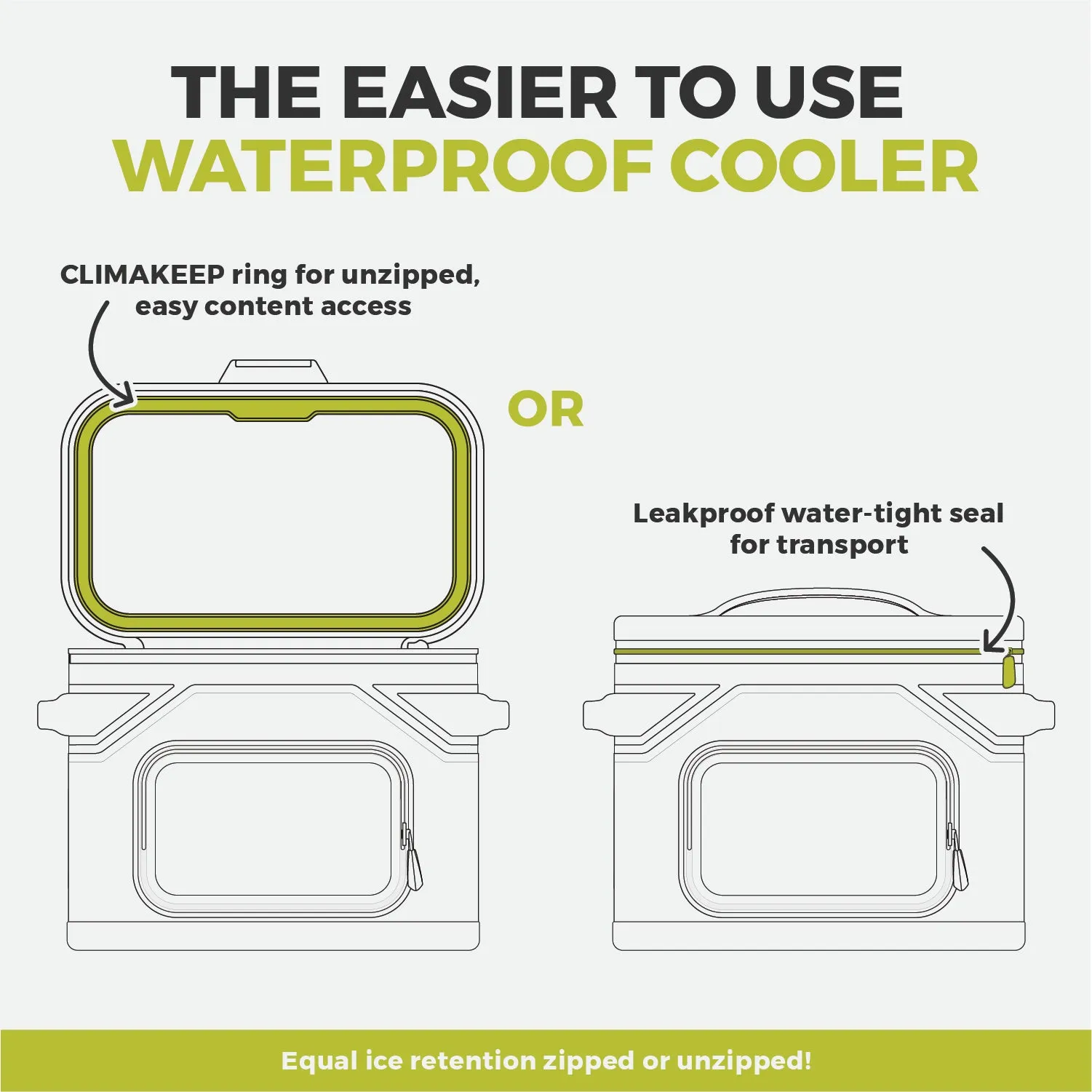 CLIMAKEEP Magnetic 18 Can Soft Cooler