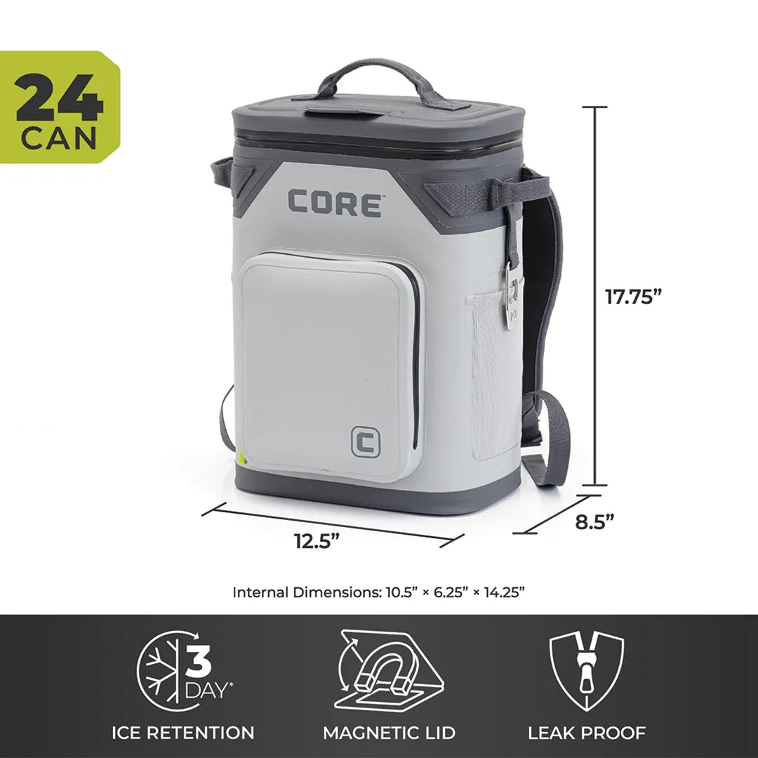CLIMAKEEP Magnetic 24 Can Backpack Soft Cooler