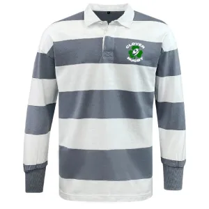 Clover Blue Eagles Rugby Classic Long Sleeve Hooped Rugby Jersey
