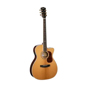 Cort Gold-OC8-NAT Non-Nylon Acoustic Guitar w/Case, Natural