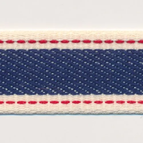 Cotton Denim Tape #1 Red
