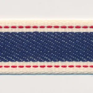 Cotton Denim Tape #1 Red