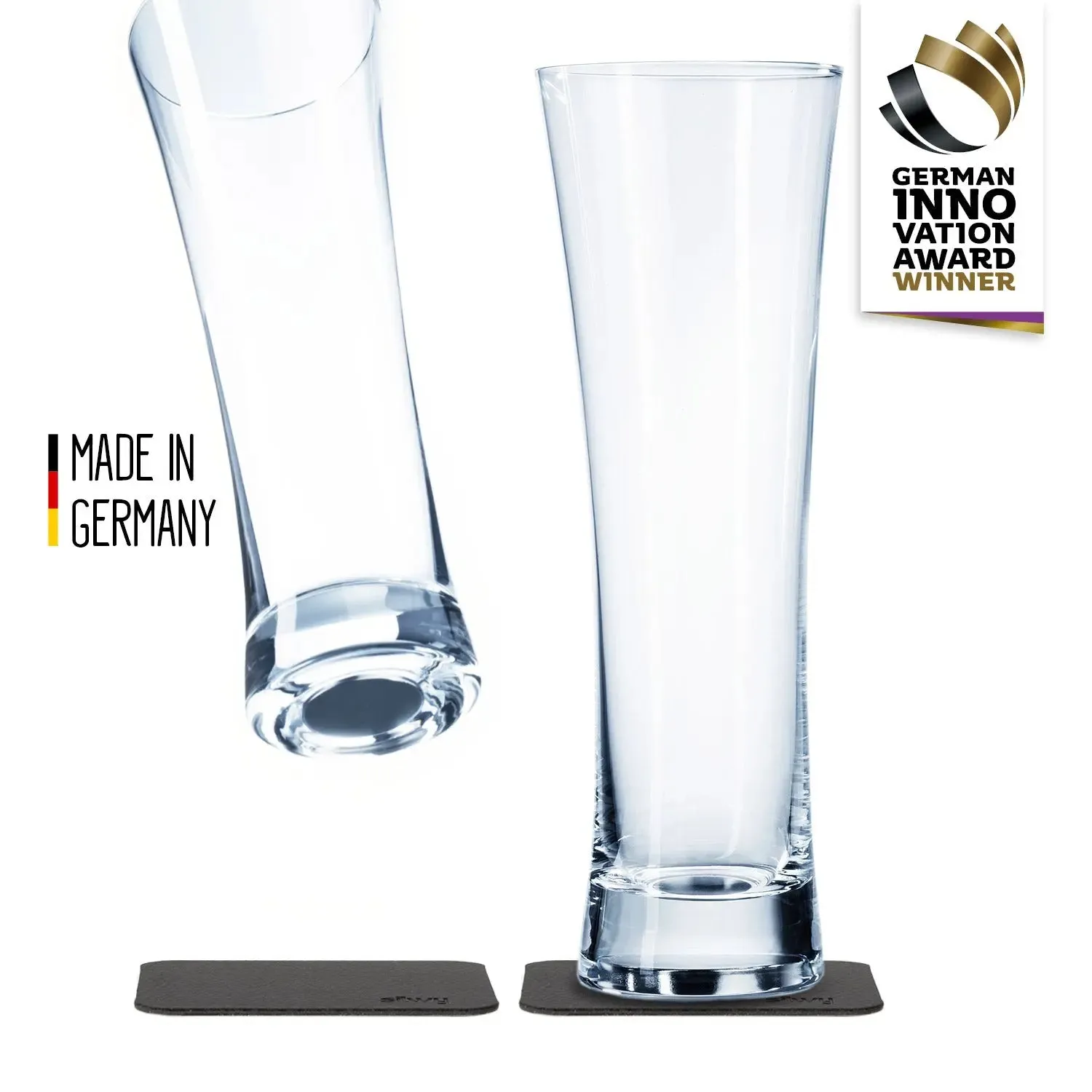 Crystal Magnetic BEER Glass by Silwy