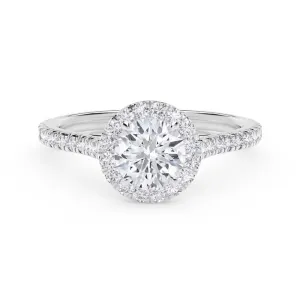 De Beers Forevermark 1CTW Center of My Universe Halo Engagement Ring in Platinum