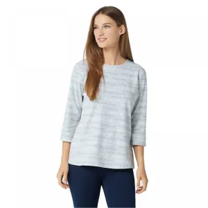 Denim & Co. Count Your Blessings Perfect Jersey 3/4 Sleeve T-Shirt