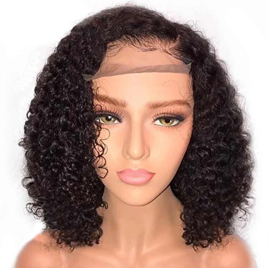 Diamond | Black Medium Long Curly Lace Front Synthetic Hair Wig