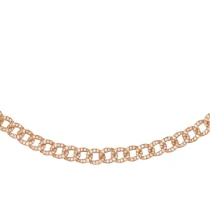 Diamond Cuban Chain Necklace 14K