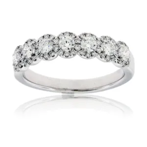 Diamond Halo Anniversary or High Fashion Band