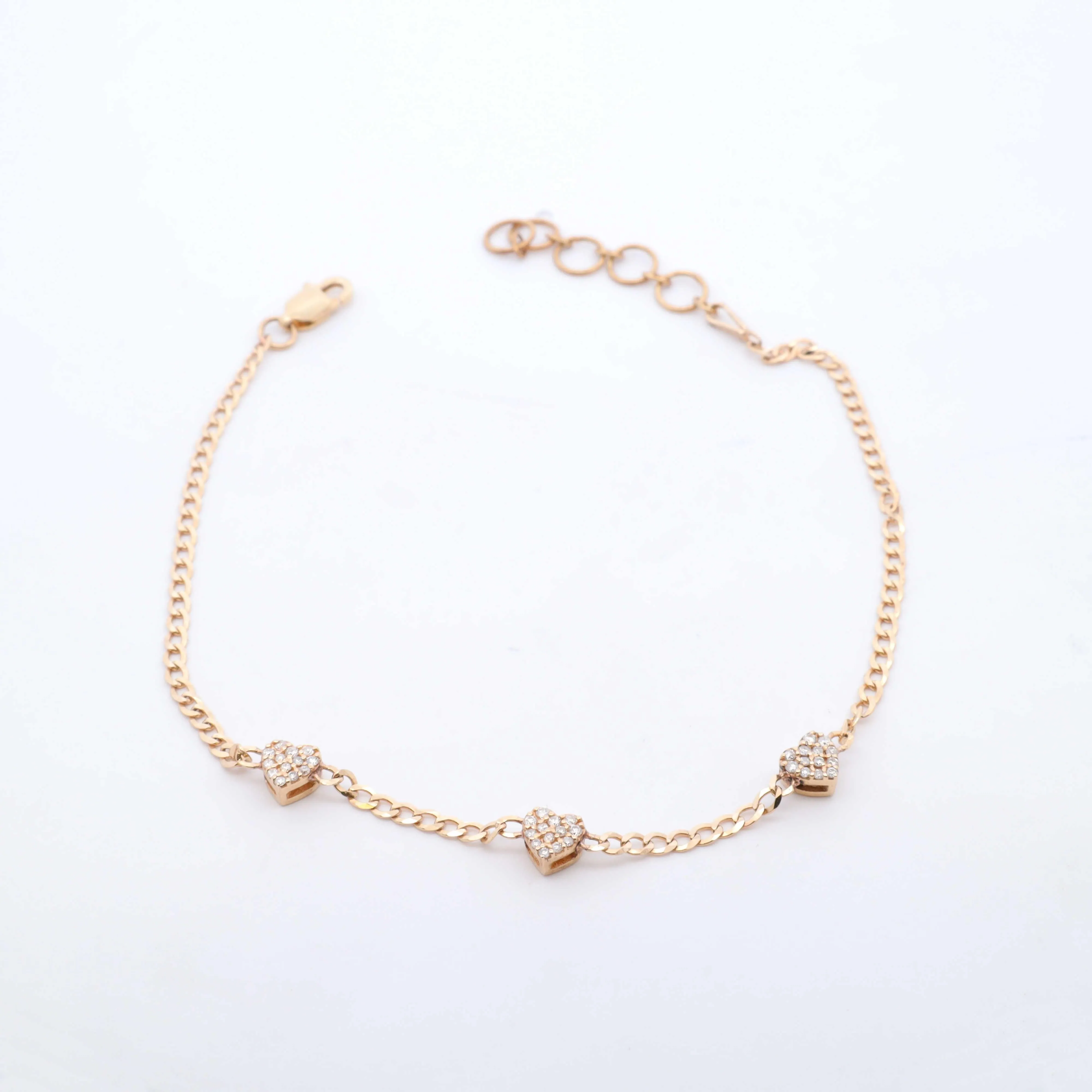 Diamond Heart Bracelet