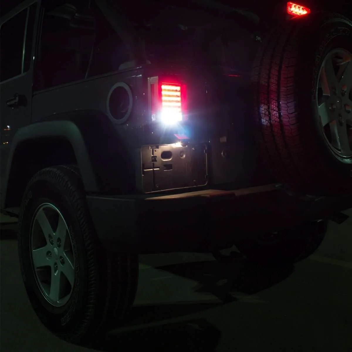 Eagle Lights Black LED Generation II Jeep Tail Lights for Jeep Wrangler