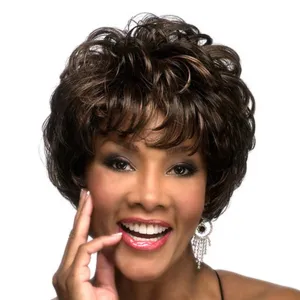 Ebony | Black Short Pixie Cut Curly Synthetic Hair Wig