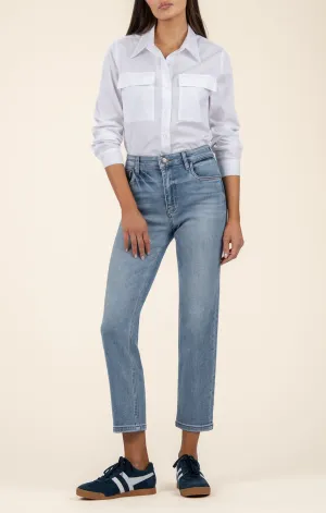Elizabeth High Rise Crop Straight