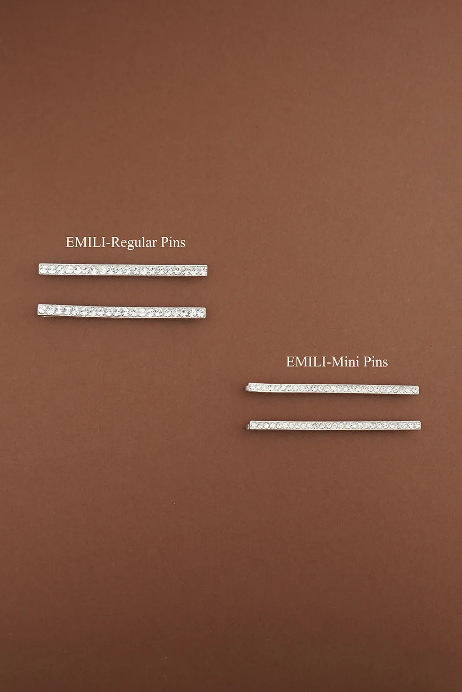 EMILI Mini Swarovski Hair Pins (Sold in Pairs)