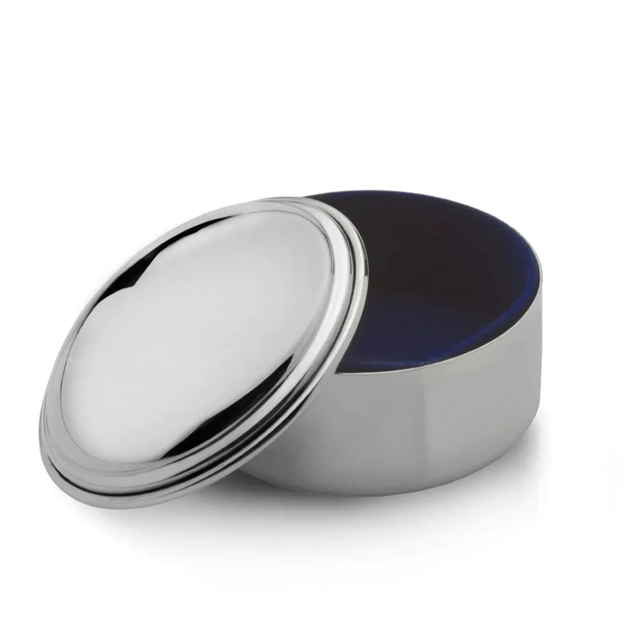 Empire Pewter Round Jewelry Box