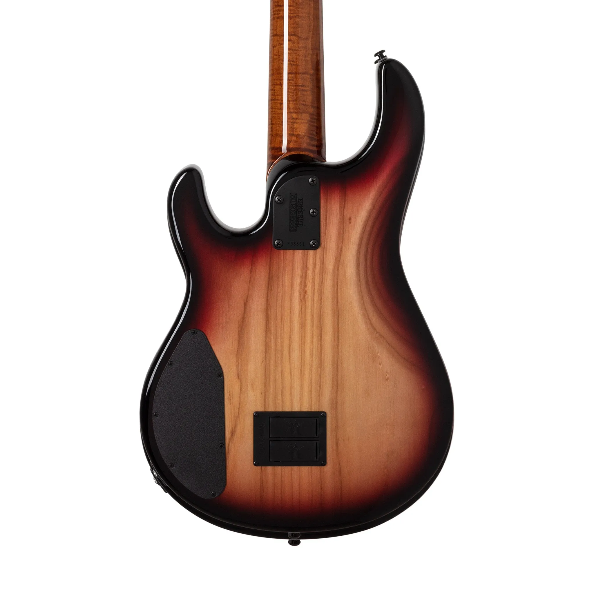 Ernie Ball Music Man StingRay Special 35th Anniversary 5-string Bass Guitar, Spalted Sunburst