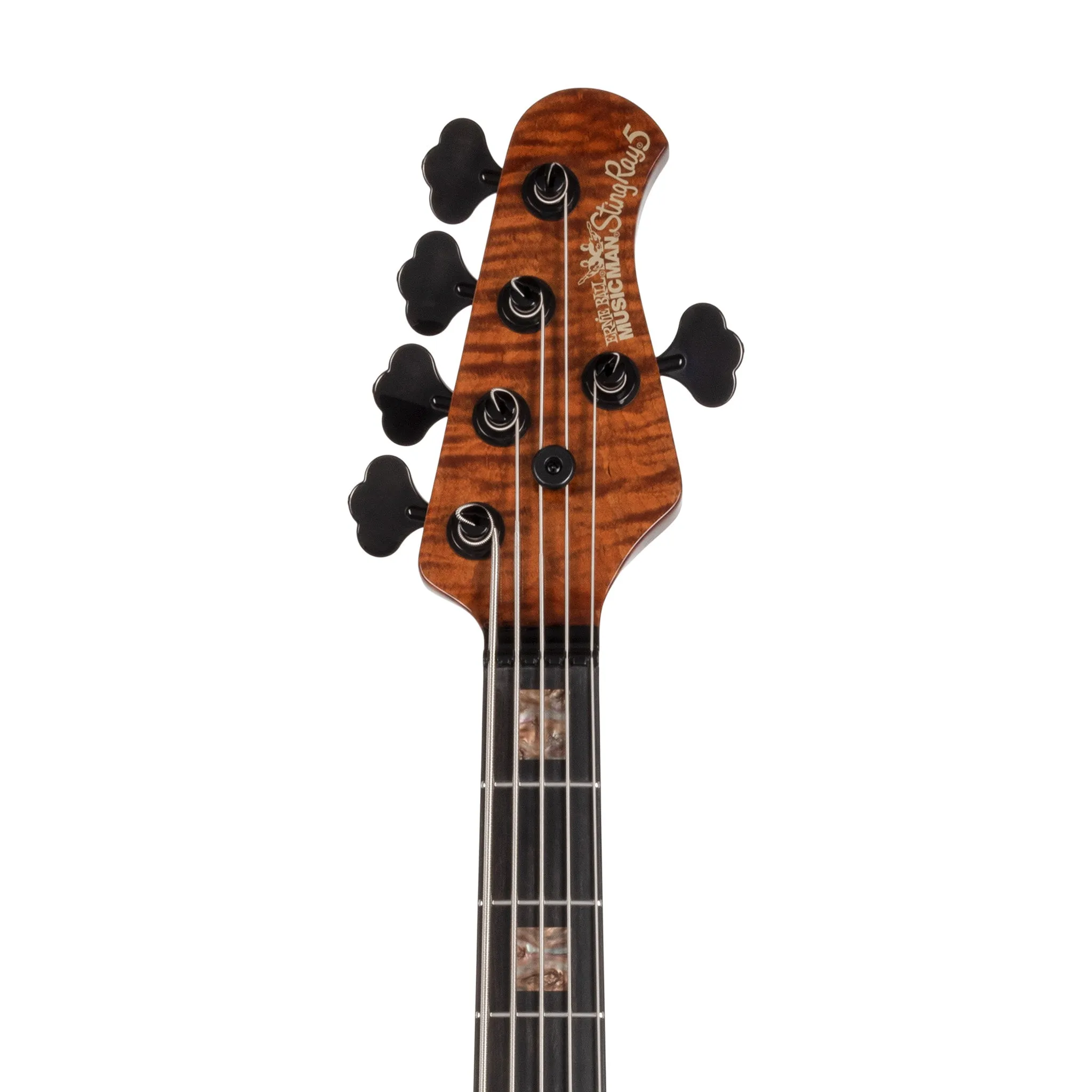 Ernie Ball Music Man StingRay Special 35th Anniversary 5-string Bass Guitar, Spalted Sunburst