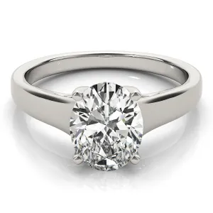 Evelyn Oval Diamond Solitaire Engagement Ring