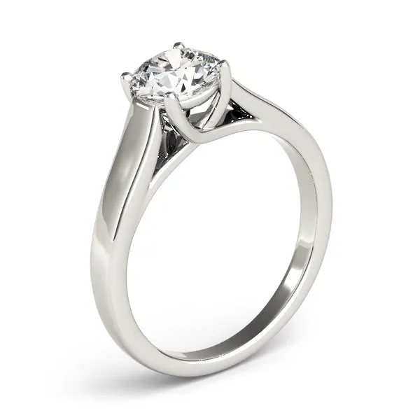 Evelyn Round Lab Grown Diamond Solitaire Engagement Ring IGI Certified