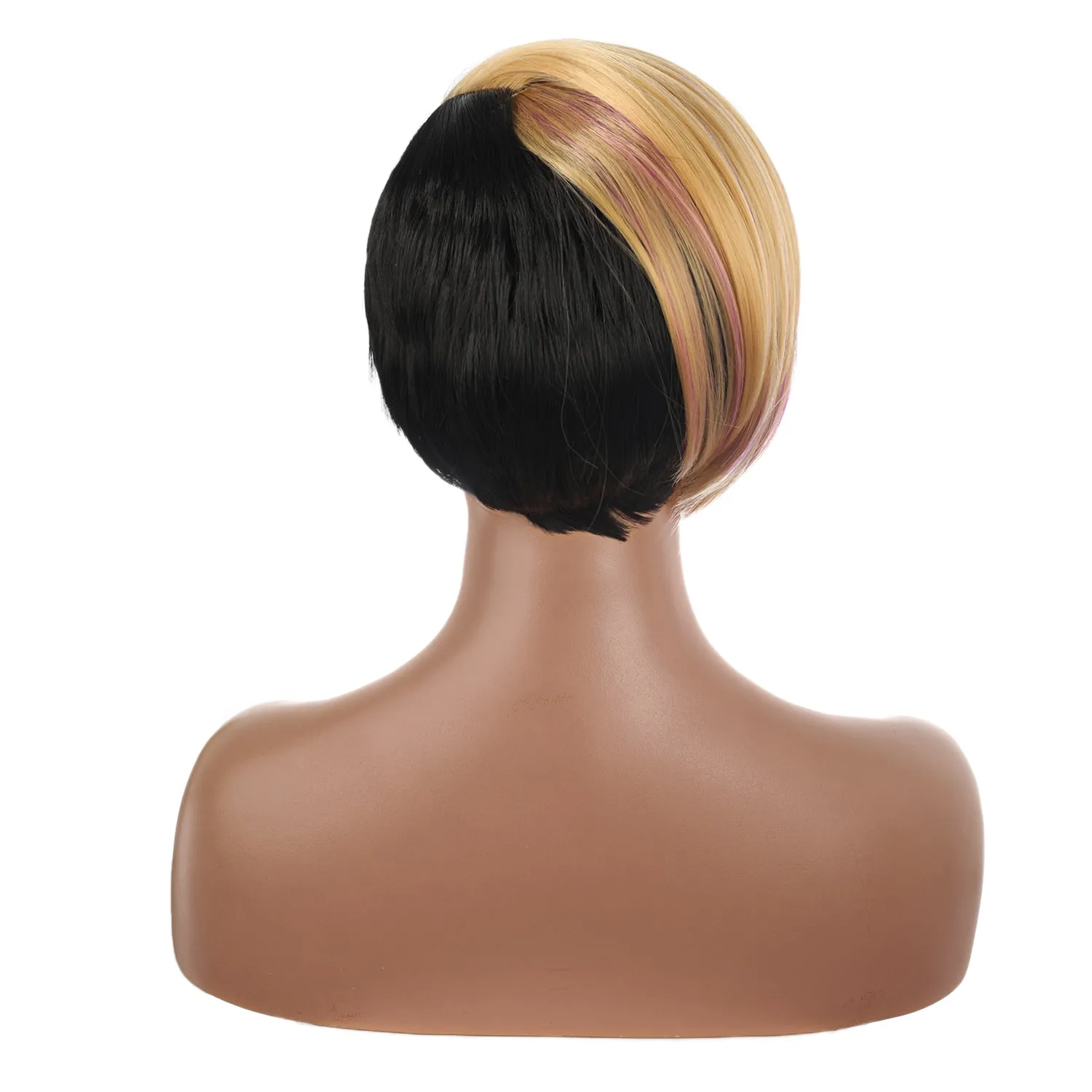 Evyleena | Blonde Short Pixie Cut Wavy Synthetic Hair Wig