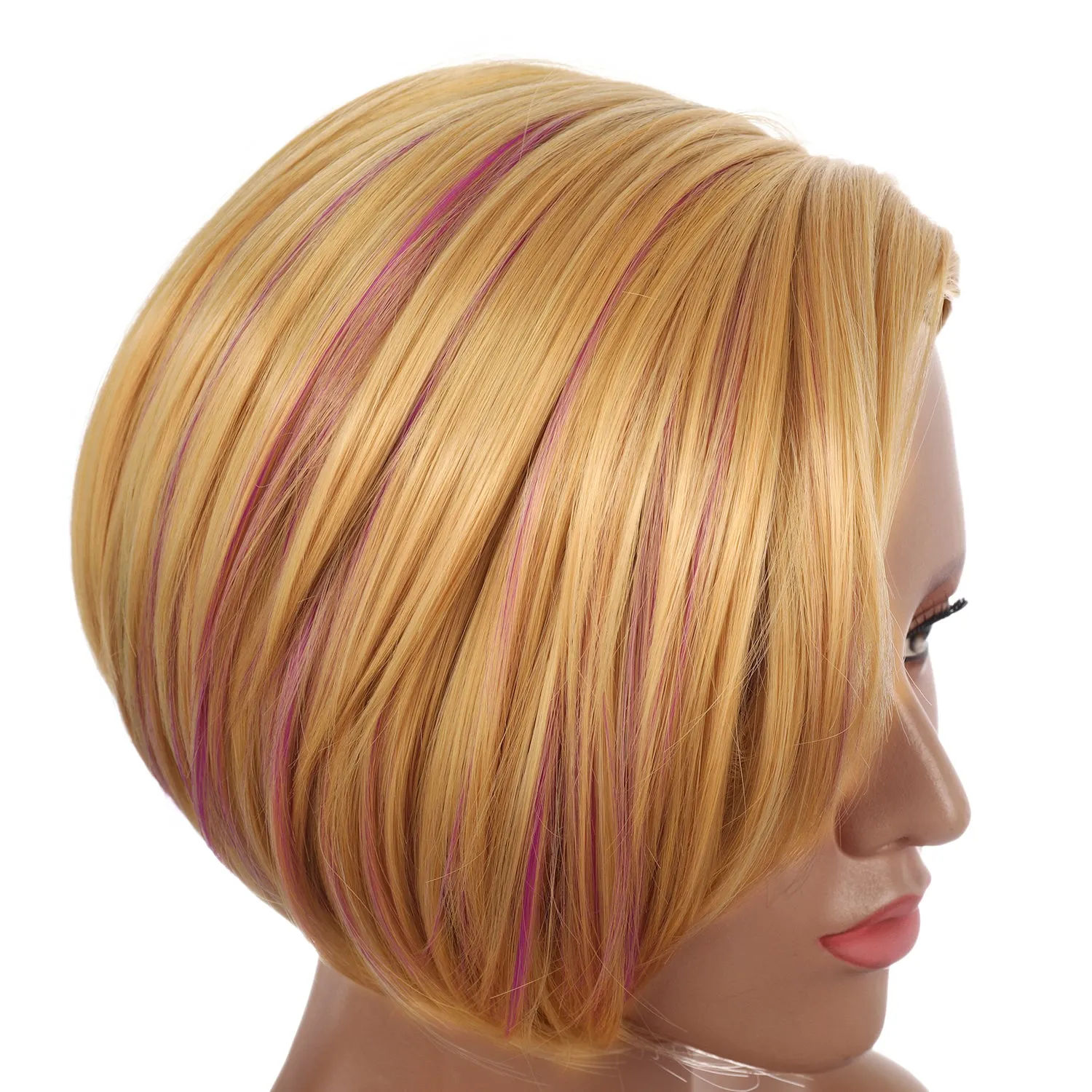 Evyleena | Blonde Short Pixie Cut Wavy Synthetic Hair Wig