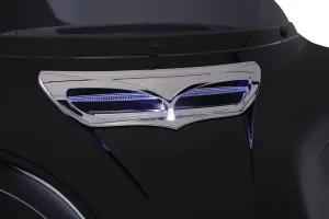 Fairing Lighted Vent Trim, Chrome