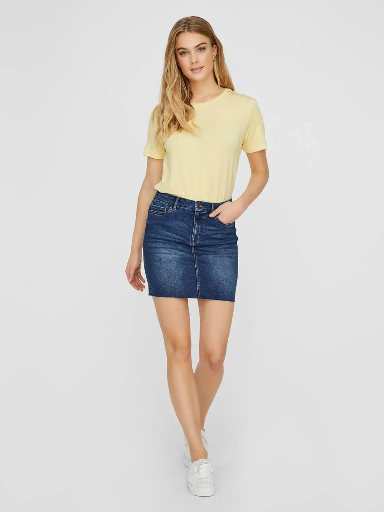Falda Denim Mini
