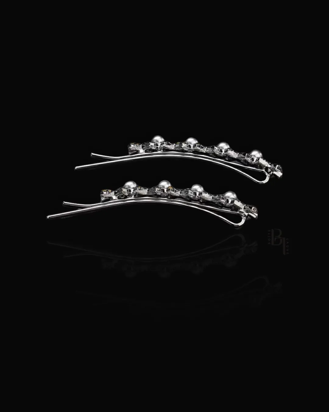 Fine Crystal Pearl Bobby Pin Set